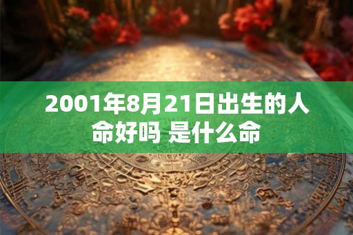 2001年8月21日出生的人命好吗 是什么命