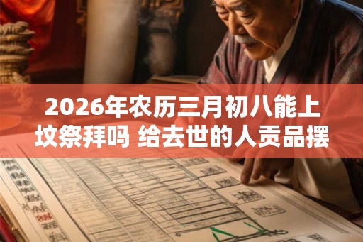 2026年农历三月初八能上坟祭拜吗 给去世的人贡品摆几样 2026年农历三月初八能上坟祭拜吗 给去世的人贡品摆几样