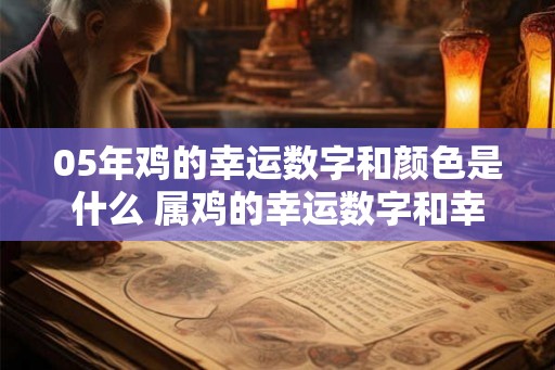 05年鸡的幸运数字和颜色是什么 属鸡的幸运数字和幸运颜色