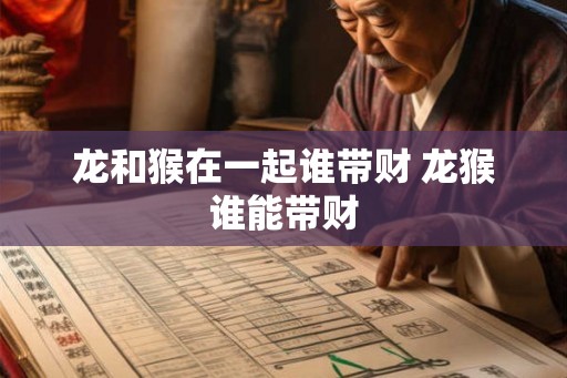 龙和猴在一起谁带财 龙猴谁能带财