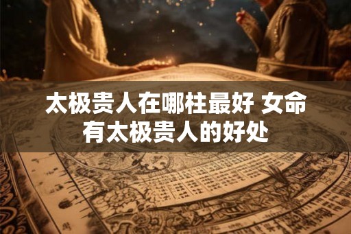 太极贵人在哪柱最好 女命有太极贵人的好处