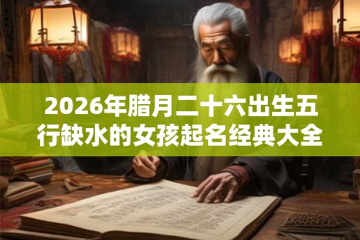 2026年腊月二十六出生五行缺水的女孩起名经典大全