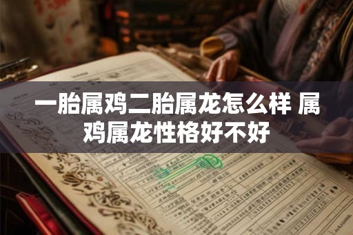 一胎属鸡二胎属龙怎么样 属鸡属龙性格好不好