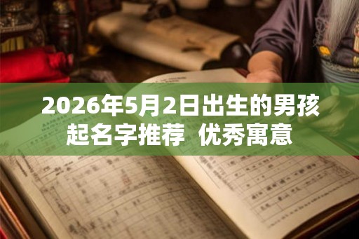 2026年5月2日出生的男孩起名字推荐 优秀寓意 2026年5月2日出生的男孩起名字推荐 优秀寓意