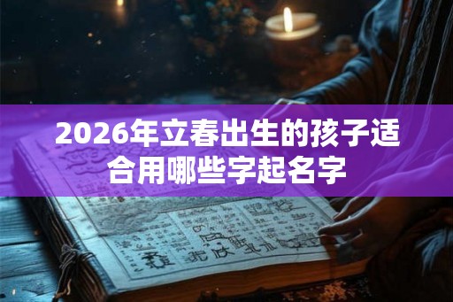 2026年立春出生的孩子适合用哪些字起名字 2026年立春出生的孩子适合用哪些字起名字