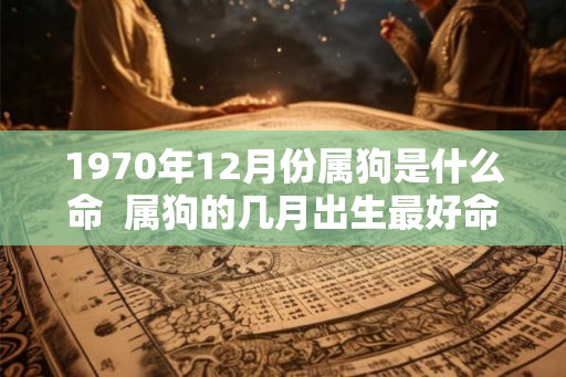 1970年12月份属狗是什么命  属狗的几月出生最好命