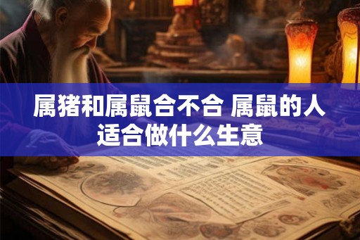 属猪和属鼠合不合 属鼠的人适合做什么生意