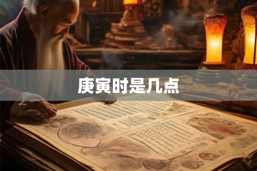 庚寅时是几点