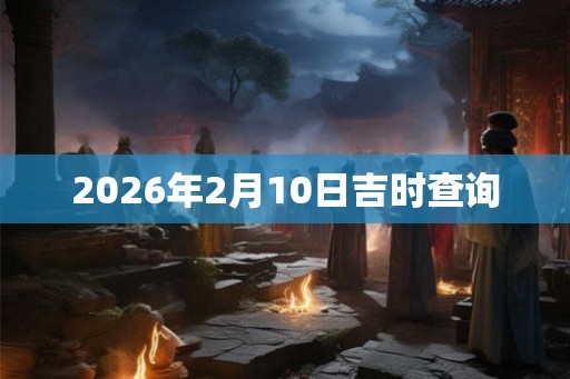 2026年2月10日吉时查询