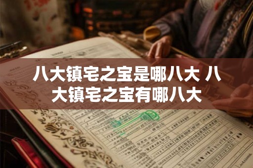 八大镇宅之宝是哪八大 八大镇宅之宝有哪八大