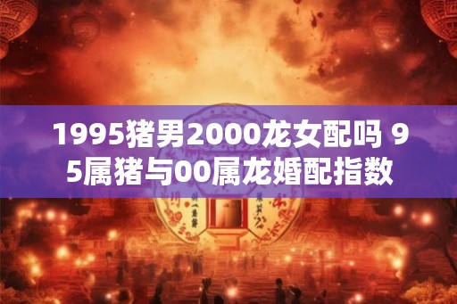 1995猪男2000龙女配吗 95属猪与00属龙婚配指数