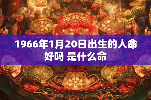 1966年1月20日出生的人命好吗 是什么命
