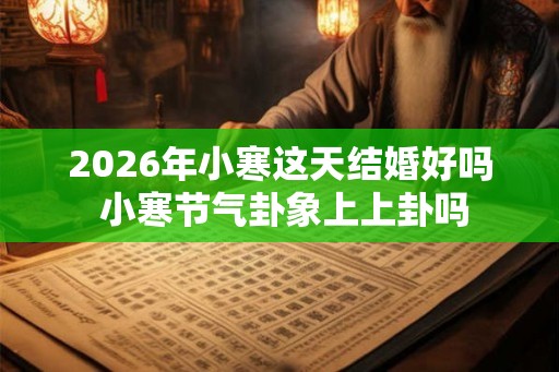 2026年小寒这天结婚好吗 小寒节气卦象上上卦吗 2026年小寒这天结婚好吗 小寒节气卦象上上卦吗