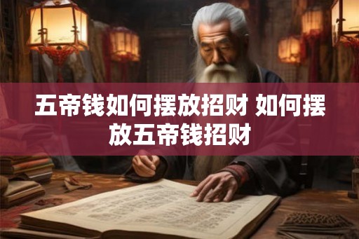 五帝钱如何摆放招财 如何摆放五帝钱招财 五帝钱如何摆放招财 如何摆放五帝钱招财