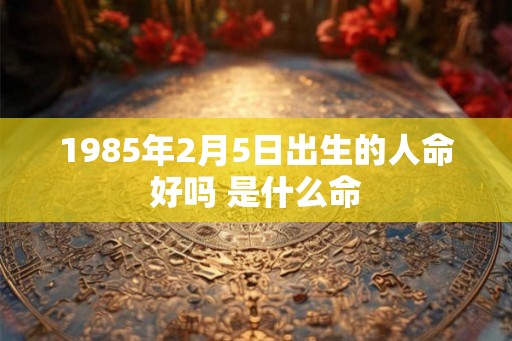 1985年2月5日出生的人命好吗 是什么命