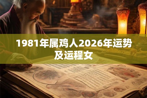 1981年属鸡人2026年运势及运程女 1981年属鸡人2026年运势及运程女