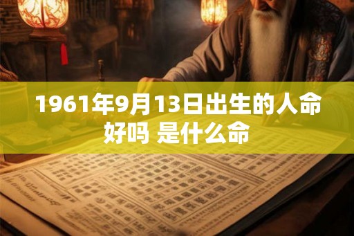 1961年9月13日出生的人命好吗 是什么命