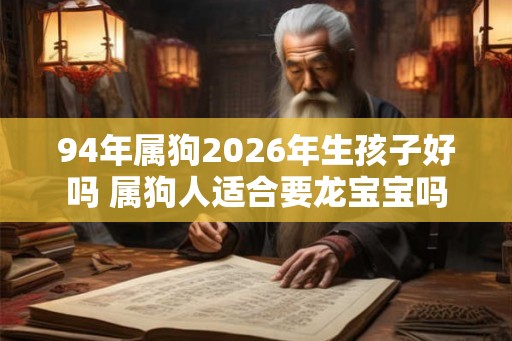94年属狗2026年生孩子好吗 属狗人适合要龙宝宝吗 94年属狗2026年生孩子好吗 属狗人适合要龙宝宝吗