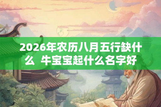 2026年农历八月五行缺什么  牛宝宝起什么名字好
