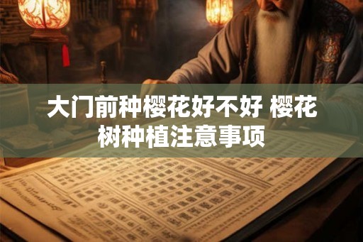 大门前种樱花好不好 樱花树种植注意事项