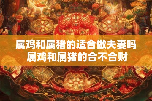 属鸡和属猪的适合做夫妻吗 属鸡和属猪的合不合财