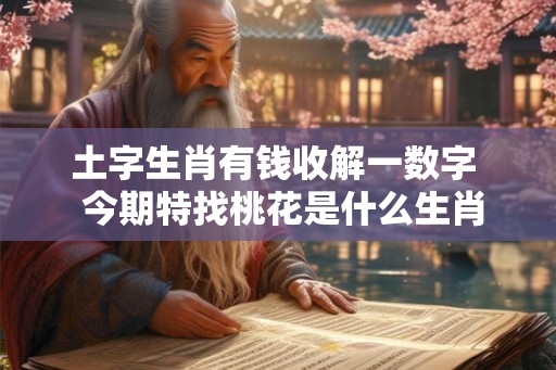 土字生肖有钱收解一数字 今期特找桃花是什么生肖 土字生肖有钱收解一数字 今期特找桃花是什么生肖