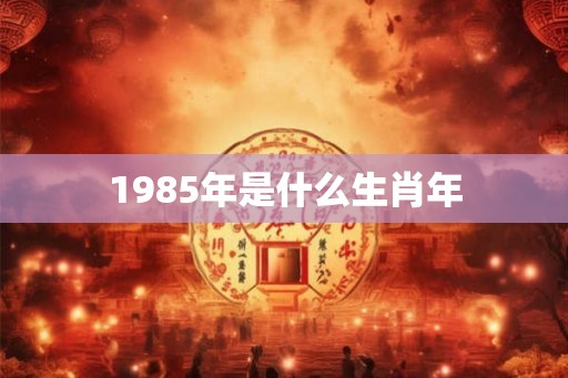 1985年是什么生肖年