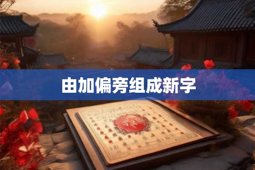 由加偏旁组成新字