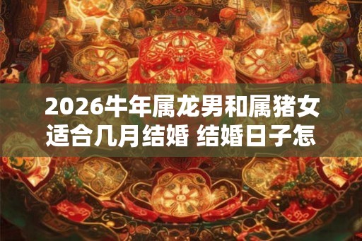 2026牛年属龙男和属猪女适合几月结婚 结婚日子怎么选
