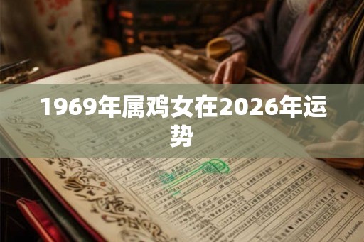 1969年属鸡女在2026年运势