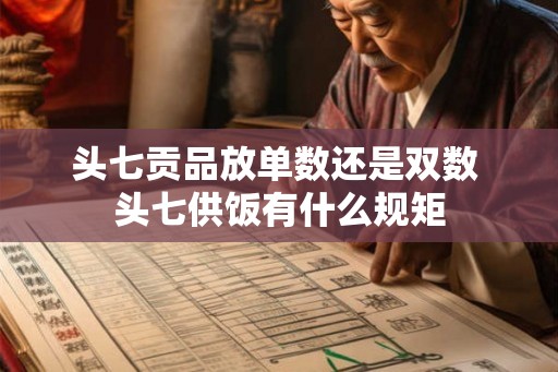 头七贡品放单数还是双数 头七供饭有什么规矩