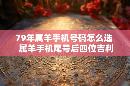 79年属羊手机号码怎么选  属羊手机尾号后四位吉利