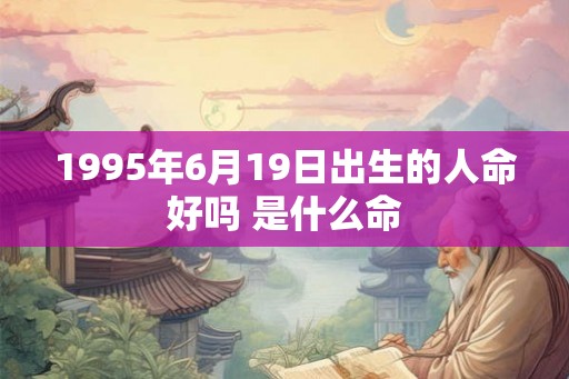1995年6月19日出生的人命好吗 是什么命 1995年6月19日出生的人命好吗 是什么命
