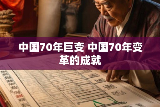 中国70年巨变 中国70年变革的成就