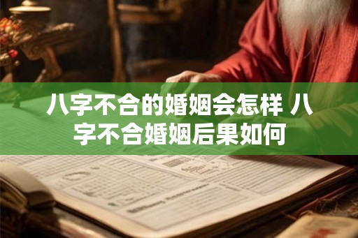 八字不合的婚姻会怎样 八字不合婚姻后果如何