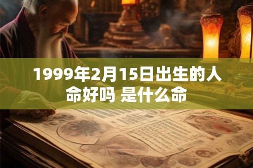 1999年2月15日出生的人命好吗 是什么命
