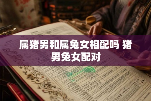 属猪男和属兔女相配吗 猪男兔女配对 属猪男和属兔女相配吗 猪男兔女配对