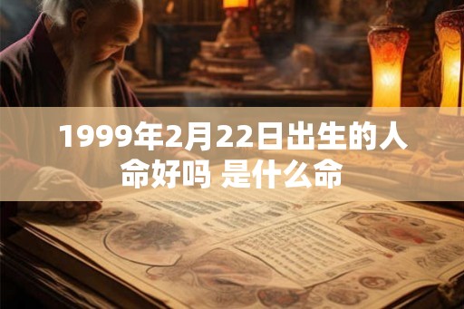 1999年2月22日出生的人命好吗 是什么命