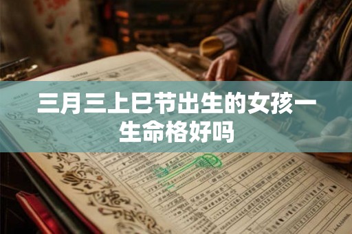 三月三上巳节出生的女孩一生命格好吗