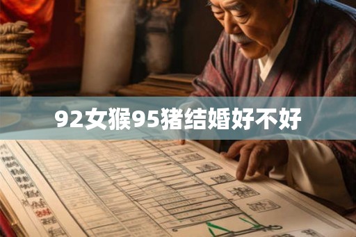 92女猴95猪结婚好不好