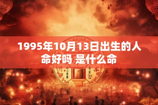 1995年10月13日出生的人命好吗 是什么命 1995年10月13日出生的人命好吗 是什么命