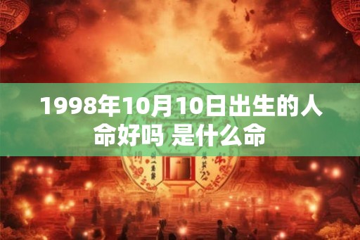 1998年10月10日出生的人命好吗 是什么命 1998年10月10日出生的人命好吗 是什么命