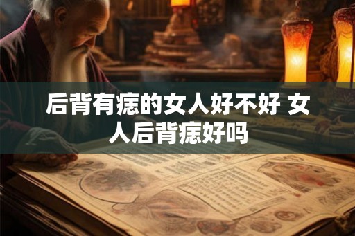 后背有痣的女人好不好 女人后背痣好吗