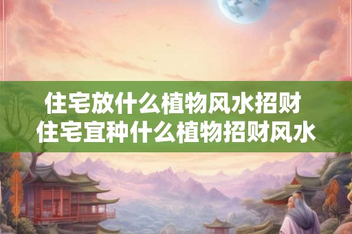 住宅放什么植物风水招财 住宅宜种什么植物招财风水