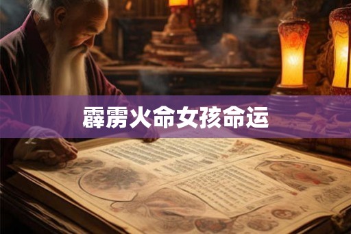霹雳火命女孩命运