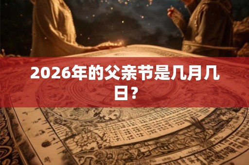 2026年的父亲节是几月几日？