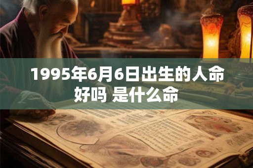 1995年6月6日出生的人命好吗 是什么命