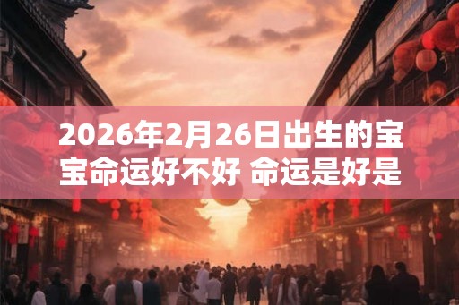 2026年2月26日出生的宝宝命运好不好 命运是好是坏