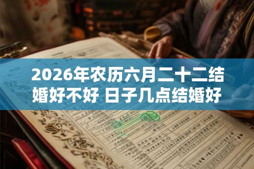 2026年农历六月二十二结婚好不好 日子几点结婚好 2026年农历六月二十二结婚好不好 日子几点结婚好