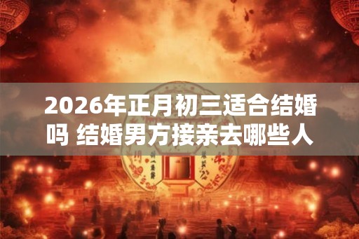 2026年正月初三适合结婚吗 结婚男方接亲去哪些人